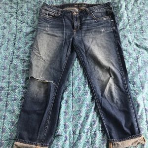 Boyfriend cropped jeans